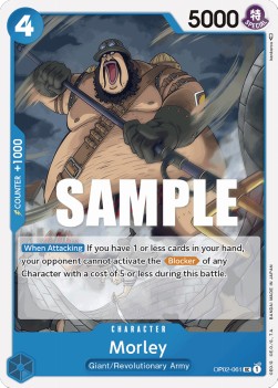 Morley (OP02-061)⁣ - Paramount War⁣ (Uncommon)⁣ [061]