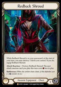 Redback Shroud (Cold Foil)⁣ - Outsiders⁣ (Legendary)⁣ [011]