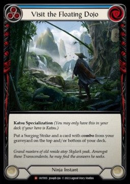 Visit the Floating Dojo (Regular)⁣ - Outsiders⁣ (Majestic)⁣ [055]