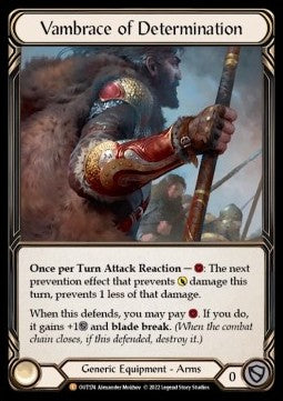 Vambrace of Determination (Cold Foil)⁣ - Outsiders⁣ (Legendary)⁣ [174]