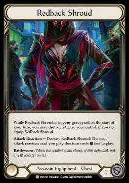 Redback Shroud (Rainbow Foil)⁣ - Outsiders⁣ (Legendary)⁣ [011]