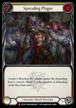 Spreading Plague (Rainbow Foil)⁣ - Outsiders⁣ (Majestic)⁣ [014]