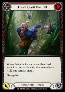 Head Leads the Tail (Rainbow Foil)⁣ - Outsiders⁣ (Majestic)⁣ [052]