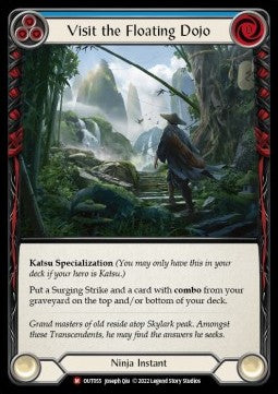 Visit the Floating Dojo (Rainbow Foil)⁣ - Outsiders⁣ (Majestic)⁣ [055]