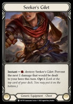 Seeker's Gilet (Rainbow Foil)⁣ - Outsiders⁣ (Common)⁣ [176]