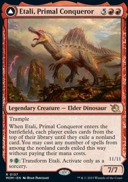 Etali, Primal Conqueror // Etali, Primal Sickness⁣ - March of the Machine⁣ (Rare)⁣ [137]