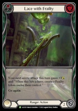 Lace with Frailty (Extended Art Rainbow Foil)⁣ - LGS Promos⁣ (Promo)⁣ [136]