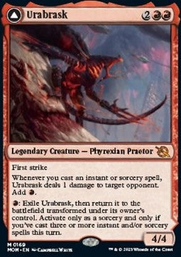 Urabrask // The Great Work⁣ - March of the Machine⁣ (Mythic)⁣ [169]