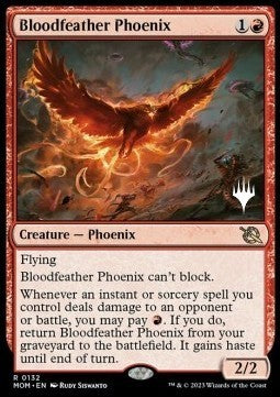 Bloodfeather Phoenix (V.2)⁣ - March of the Machine: Promos⁣ (Rare)⁣ [132]