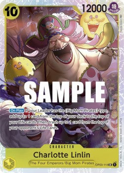 Charlotte Linlin (OP03-114) (V.1)⁣ - Pillars of Strength⁣ (Super Rare)⁣ [114]
