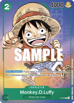 Monkey.D.Luffy (P-037) (V.1)⁣ - Promos⁣ (Promo)⁣ [037]