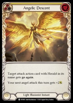 Angelic Descent (Yellow) (Rainbow Foil)⁣ - Dusk till Dawn⁣ (Common)⁣ [033]