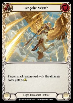 Angelic Wrath (Yellow) (Rainbow Foil)⁣ - Dusk till Dawn⁣ (Common)⁣ [036]