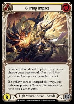 Glaring Impact (Yellow) (Rainbow Foil)⁣ - Dusk till Dawn⁣ (Common)⁣ [064]