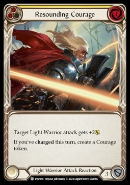 Resounding Courage (Yellow) (Rainbow Foil)⁣ - Dusk till Dawn⁣ (Common)⁣ [070]
