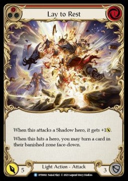 Lay to Rest (Red) (Rainbow Foil)⁣ - Dusk till Dawn⁣ (Rare)⁣ [082]