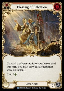 Blessing of Salvation (Red) (Rainbow Foil)⁣ - Dusk till Dawn⁣ (Rare)⁣ [085]