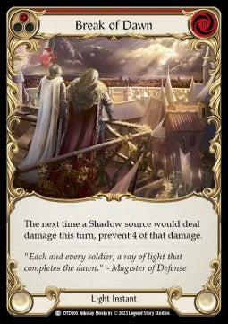 Break of Dawn (Red) (Rainbow Foil)⁣ - Dusk till Dawn⁣ (Common)⁣ [100]