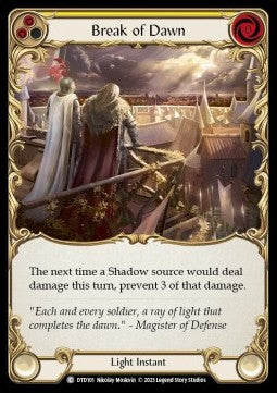 Break of Dawn (Yellow) (Rainbow Foil)⁣ - Dusk till Dawn⁣ (Common)⁣ [101]