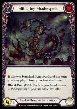 Slithering Shadowpede (Rainbow Foil) - Dusk till Dawn (Majestic) [DTD-109]