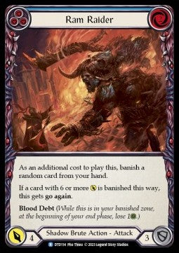 Ram Raider (Blue) (Rainbow Foil)⁣ - Dusk till Dawn⁣ (Rare)⁣ [114]