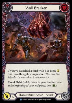 Wall Breaker (Red) (Rainbow Foil)⁣ - Dusk till Dawn⁣ (Rare)⁣ [115]