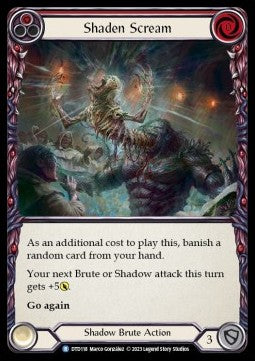 Shaden Scream (Red) (Rainbow Foil)⁣ - Dusk till Dawn⁣ (Rare)⁣ [118]