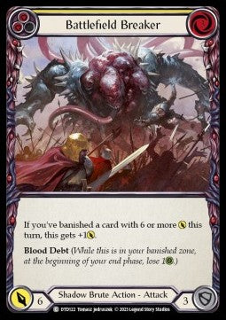 Battlefield Breaker (Yellow) (Rainbow Foil)⁣ - Dusk till Dawn⁣ (Common)⁣ [122]