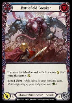 Battlefield Breaker (Blue) (Rainbow Foil)⁣ - Dusk till Dawn⁣ (Common)⁣ [123]