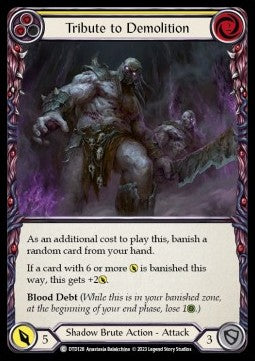 Tribute to Demolition (Yellow) (Rainbow Foil)⁣ - Dusk till Dawn⁣ (Common)⁣ [128]