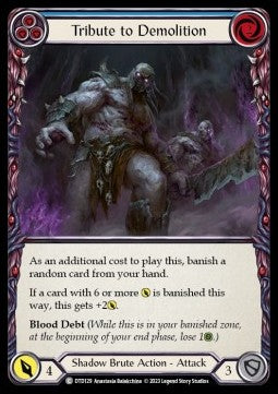 Tribute to Demolition (Blue) (Rainbow Foil)⁣ - Dusk till Dawn⁣ (Common)⁣ [129]