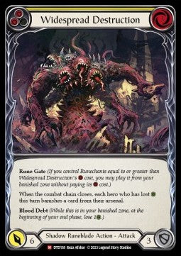 Widespread Destruction (Rainbow Foil)⁣ - Dusk till Dawn⁣ (Majestic)⁣ [138]