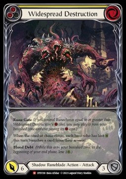Widespread Destruction (Extended Art Rainbow Foil)⁣ - Dusk till Dawn⁣ (Majestic)⁣ [138]
