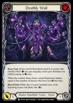 Deathly Wail (Yellow) (Rainbow Foil)⁣ - Dusk till Dawn⁣ (Rare)⁣ [147]