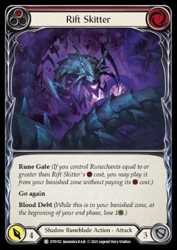Rift Skitter (Red) (Rainbow Foil)⁣ - Dusk till Dawn⁣ (Common)⁣ [152]