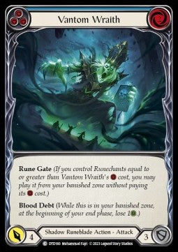 Vantom Wraith (Blue) (Rainbow Foil)⁣ - Dusk till Dawn⁣ (Common)⁣ [160]