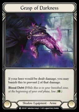 Grasp of Darkness (Cold Foil)⁣ - Dusk till Dawn⁣ (Common)⁣ [167]