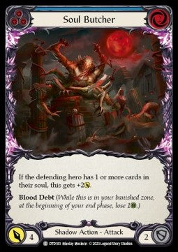 Soul Butcher (Blue) (Rainbow Foil)⁣ - Dusk till Dawn⁣ (Common)⁣ [183]