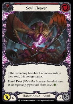 Soul Cleaver (Red) (Rainbow Foil)⁣ - Dusk till Dawn⁣ (Common)⁣ [184]