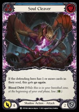 Soul Cleaver (Blue) (Rainbow Foil)⁣ - Dusk till Dawn⁣ (Common)⁣ [186]