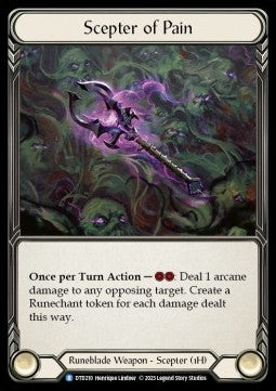 Scepter of Pain (Cold Foil)⁣ - Dusk till Dawn⁣ (Rare)⁣ [210]