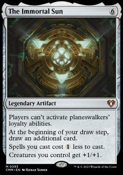 The Immortal Sun⁣ - Commander Masters⁣ (Mythic)⁣ [393]