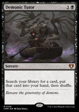 Demonic Tutor⁣ - Commander Masters⁣ (Mythic)⁣ [150]