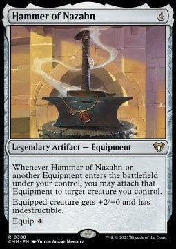 Hammer of Nazahn⁣ - Commander Masters⁣ (Rare)⁣ [388]
