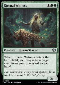 Eternal Witness⁣ - Commander Masters⁣ (Uncommon)⁣ [286]