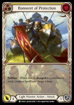 Banneret of Protection (Extended Art Rainbow Foil)⁣ - FAB Promos⁣ (Promo)⁣ [163]