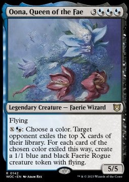 Oona, Queen of the Fae - Commander: Wilds of Eldraine (Rare) [WOC-142]