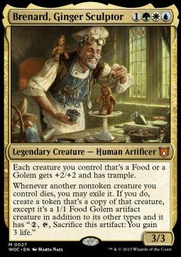 Brenard, Ginger Sculptor⁣ - Commander: Wilds of Eldraine⁣ (Mythic)⁣ [27]