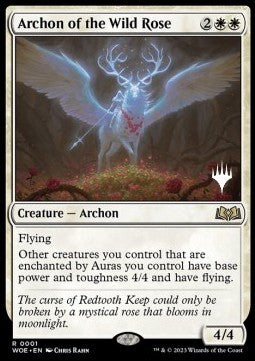 Archon of the Wild Rose (V.2)⁣ - Wilds of Eldraine: Promos⁣ (Rare)⁣ [1]