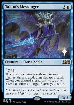 Talion's Messenger (V.2)⁣ - Wilds of Eldraine: Promos⁣ (Rare)⁣ [73]